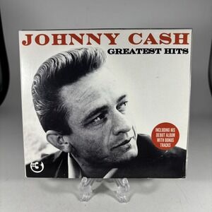 Johnny Cash GREATEST HITS 3 CD‎ Set UK Import Live Music June Carter 44 Songs